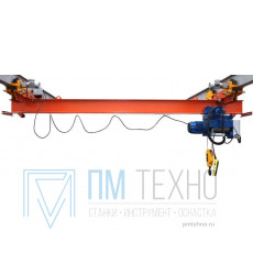 Кран мостовой однобалочный подвесной однопролётный 
г/п 3,2 т пролет 7,5 м