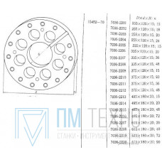 Диск Делительный d 255х120х 15 число делений 24 под паз 12мм (7036-2204) ГОСТ15452-70 (восстановленный)