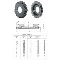 Долбяк дисковый прямозубый m 1,25 Do 75мм (80х31,75мм) В-I Z=60  а=20° Р18 ГОСТ 9323-80