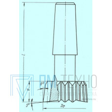 Долбяк хвостовой прямозубый m5,0 к/х Do 38мм Z=11  а=20° В32 Р6М5