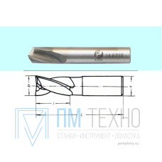 Фреза Шпоночная d 2,5х 5х49 ц/х Р18 DIN327 