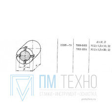 Гайка круглая D22 М12х1,5х10 (7003-2053) ГОСТ 15395-70