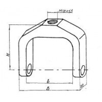 Хомутик 61х 90х 45 М12х1,5 (УЗСП-55)