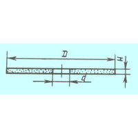 Круг отрезной армированный 115х1,6х22 (по металлу и нерж. стали) (Луга)