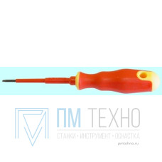 Отвертка Шлицевая 160 х 0,4 х 2,5мм (р.ч. 75мм) диэлектрическая (1000В) с магн. након. 