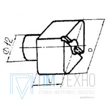 Палец Установочный грибковый  d12х D16х 20 срезанный с отверстием (ДСПМ-3-09)