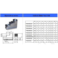 Кулачки прямые  d250 3-250.234.004 (Гродно)