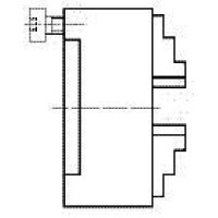Патрон токарный d 200 мм 3-х кулачковый тип 3204 DIN 6350 (аналог Польского) 