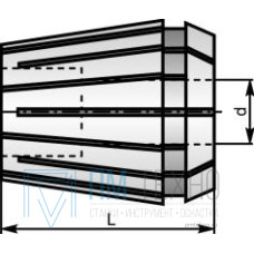 Цанга d 7,0  ER16  L27.5мм DIN 6499 