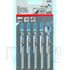 Пилка для электролобзиков По дереву T227D HSS (5шт. уп.)