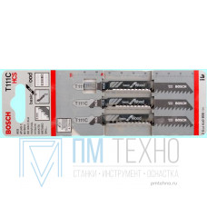 Пилка для электролобзиков По дереву T111C HCS (5шт. уп.)