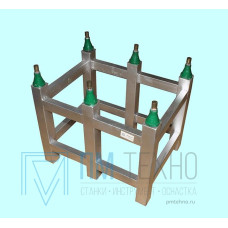 Станина (стенд) монтажная для плиты 1000х 630мм 6 опор регулировки 