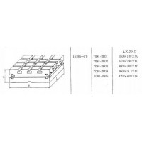 Плита Квадратная 180х180х60 с Т-образными пазами 12мм (7081-2001) ГОСТ 15185-70 (восстановленная)