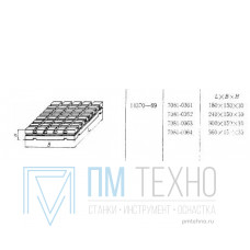 Плита Прямоугольная 180х150х30 с Т-образными пазами 8мм (7081-0361) ГОСТ14370-69 (восстановленная)