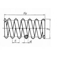 Пружина D 14x 1,8х 25; t 4,5мм цилиндрическая