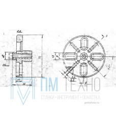 Фланец установочный D  70х 10 d18мм под паз 8мм (ДСПМ3-16)