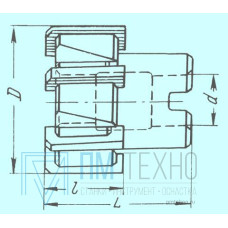 Развертка d100,0x55x90х40 H9 насадная Р6М5 со вставными ножами Z=10