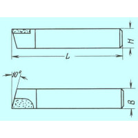 Резец Проходной упорный прямой 25х16х140 Т5К10