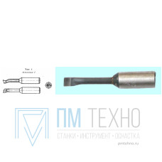 Резец Расточной для КРС  2,0х10х40 dхв. 6мм ВК6М для глухих отверстий тип 1 исп. 2 цельный (2146-0307) ГОСТ 18063-72