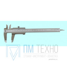 Штангенциркуль 0 - 125 ШЦ-I (0,02) моноблок с глубиномером 