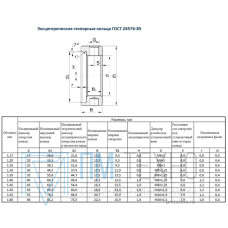 Стопорное кольцо эксцентрическое 1.40 d-40х18.3мм ГОСТ 26576-85 (к подшипнику 208) 