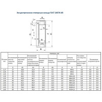 Стопорное кольцо эксцентрическое 1.30 d-30х15.9мм ГОСТ 26576-85 (к подшипнику 206) 