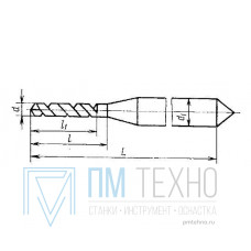 Сверло d 0,45 утолщенный ц/х Р6М5