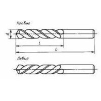 Сверло d 12,0 х 45 х100 ц/х ВК8 цельное