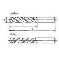Сверло d  3,6х20х50 ц/х ВК8 цельное