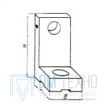 Угольник  45х 30х 45 установочнй с установочным отверстием d 12мм, под паз 8мм (ДСПМ2-49)