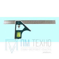 Угольник Комбинированнный с уровнем 300мм (YX09-030E)