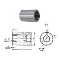 Втулка поддерживающая d32, D60, L100мм к оправкам для горизонтально-фрезерных станков ГОСТ15072-75 